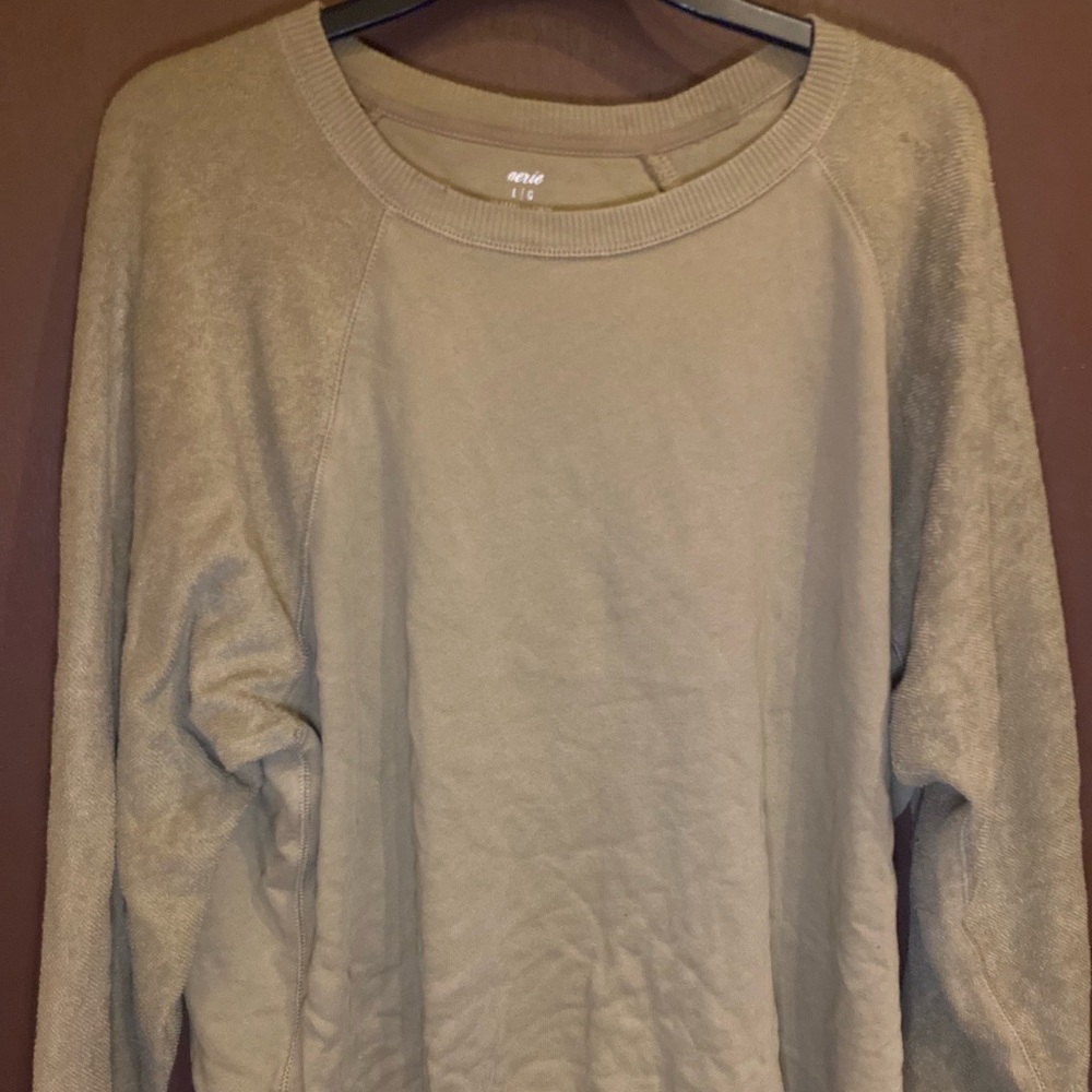 Aerie mustard yellow oversized sweater